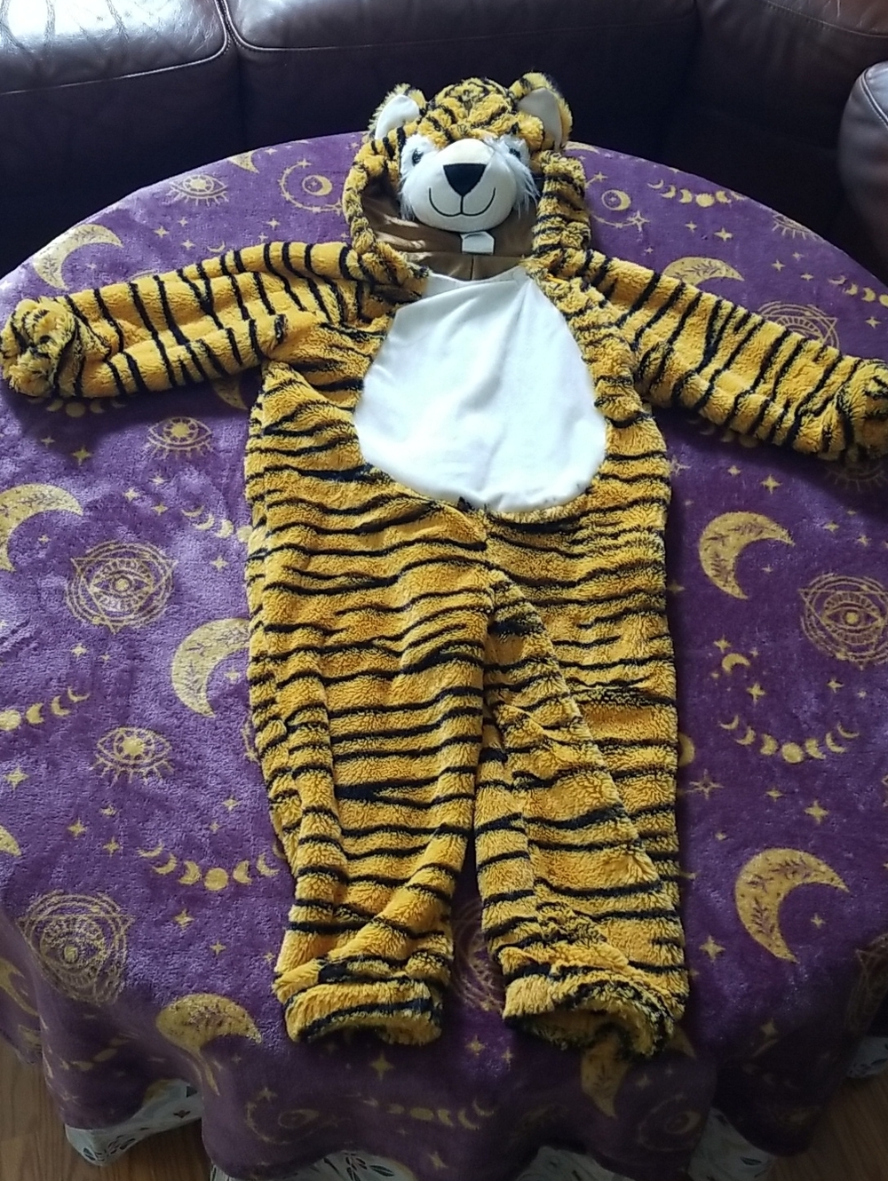 Target Kids Tiger One-Piece Costume With Hood - Size 2T-3T